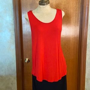 Red tank top
